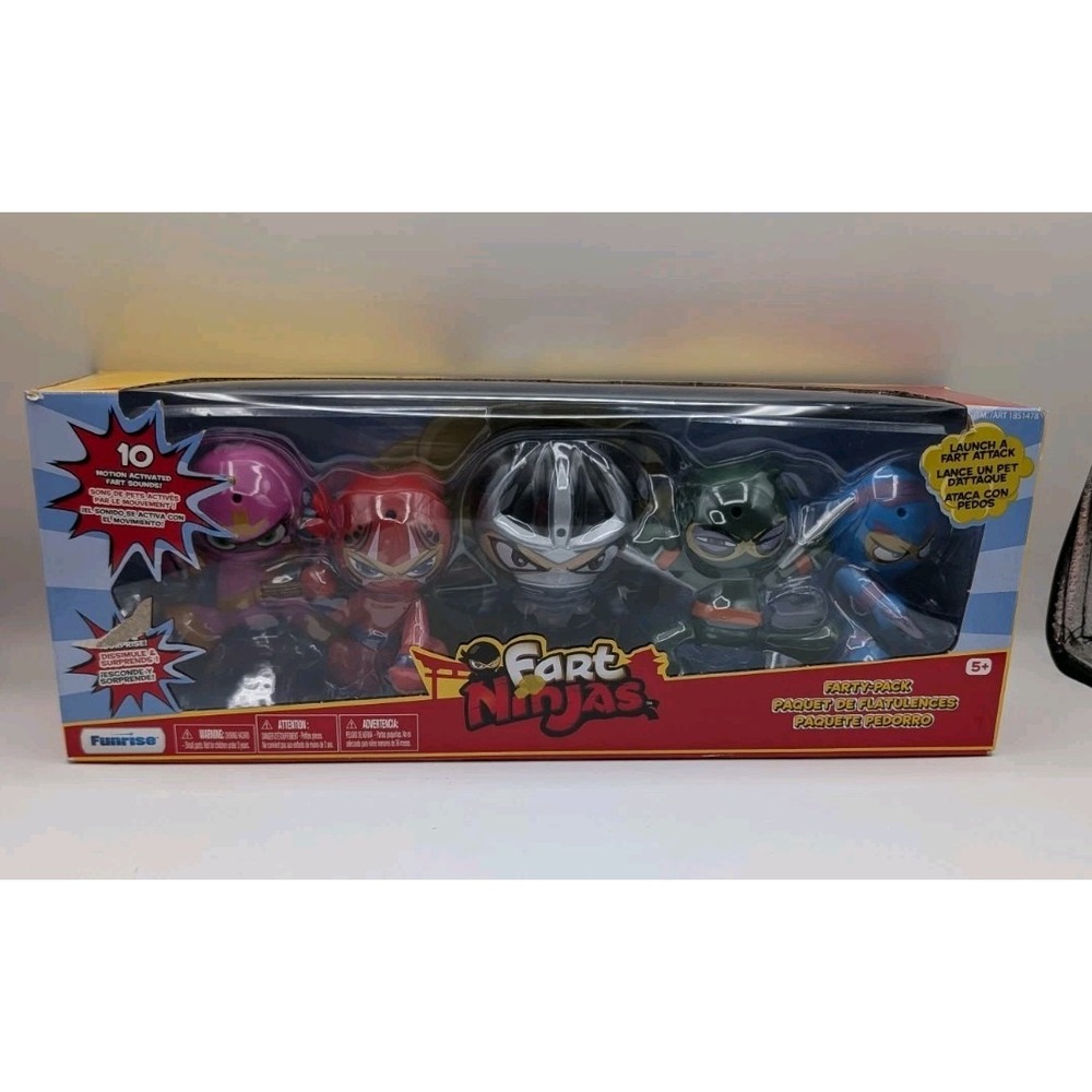 Fart Ninjas Funrise 5 Figure Pack NEW Sealed Box Collectible Figures